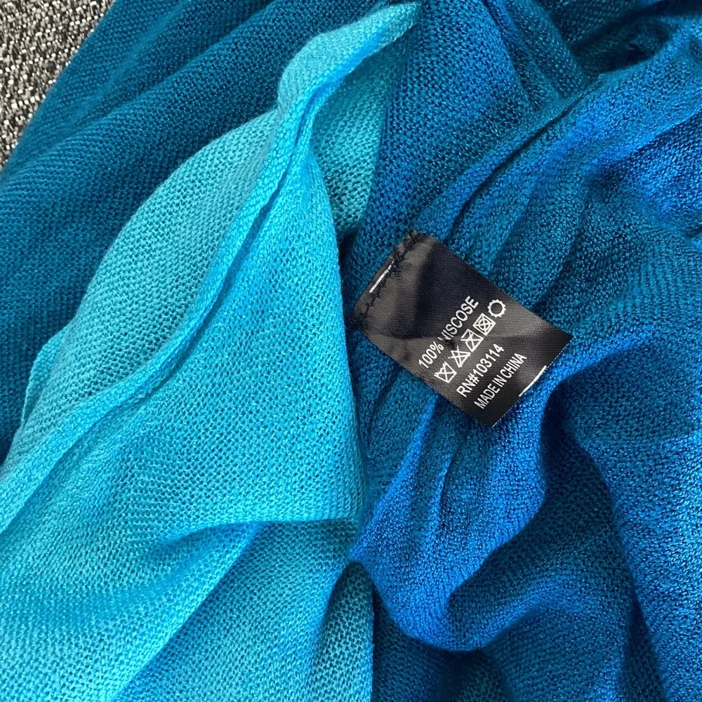 Blue Ombré Scarf